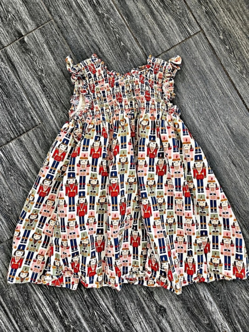 Pink Chicken Vintage Nutcracker Stevie Dress 4Y